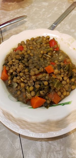 Lentil soup at Pembroke Bakery and Cafe in Fort Wayne