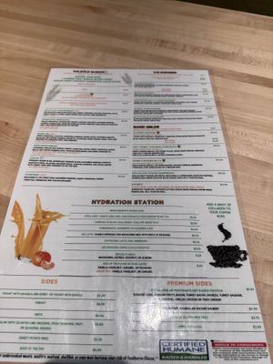 Menu   at WHOLEY GRANOLY in Bolingbrook