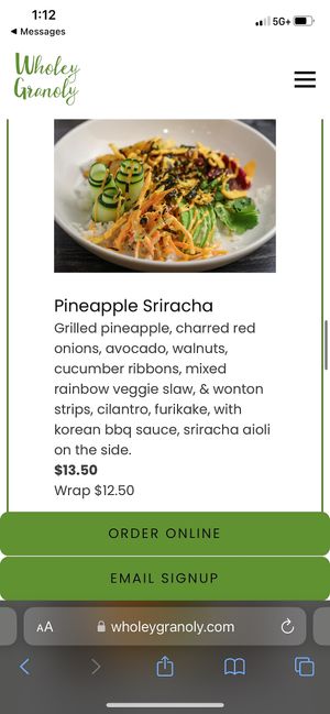   at WHOLEY GRANOLY in Bolingbrook