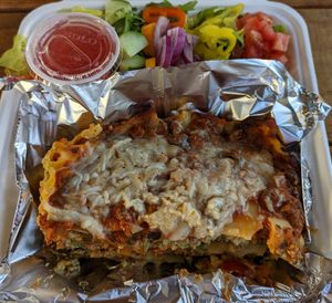 Vegan Lasagna at CoKiea's Kitchen in Portland