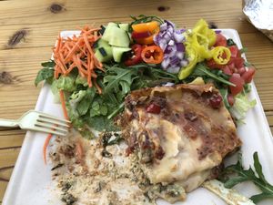 Enough for 2, but I could’ve eaten the whole thing.  at CoKiea's Kitchen in Portland