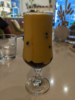 Mango boba at Green Earth in Dubai