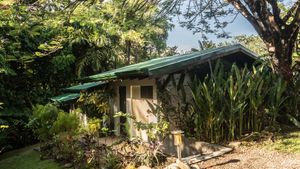 standard rooms from the back side. at Finca Bavaria in Uvita