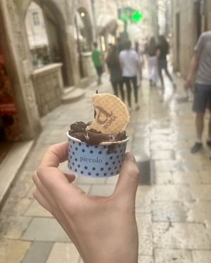 Vegan dark chocolatee  at Aroma in Split