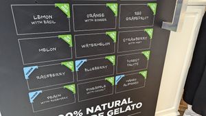 Well labeled vegan options posted by the front door but not all were available at Aroma in Split