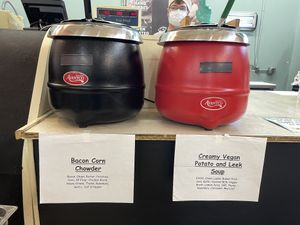 Cafe serves soups & a make-your-own sandwich with v/gf options   at Natural Living Center in Bangor