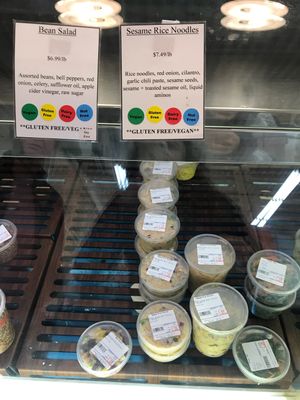 Vegan deli items at Natural Living Center in Bangor