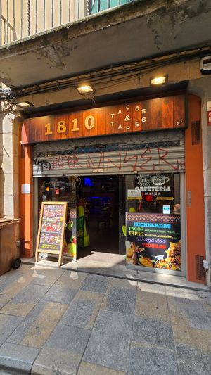Front at 1810 Tacos & Tapas in Girona