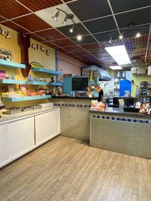Counter  at Big Daddy's Burritos in Provincetown
