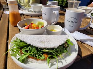 Vegan crepe at Cafe De Casa in San Francisco