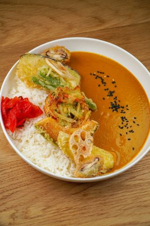 Curry Rice at Minari in Southport