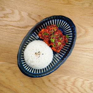 Chilli Fried Tofu (vegan) at Minari in Southport