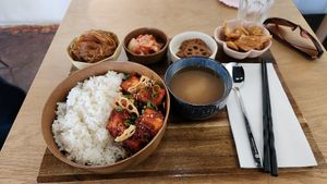 Chilli tofu at Minari in Southport