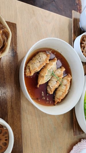 Dumplings at Minari in Southport