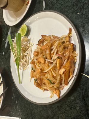 Pad Thai  at Baanying's Plant-Based Ying's Garden  in Bangkok