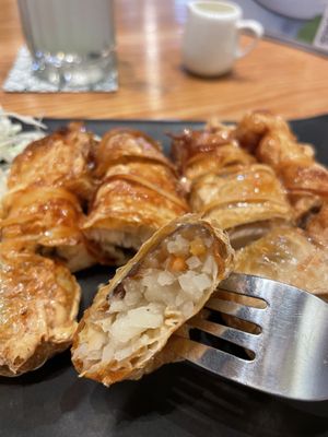 Bean curd roll   at Baanying's Plant-Based Ying's Garden  in Bangkok