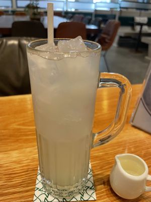 Iced lemonade no sugar   at Baanying's Plant-Based Ying's Garden  in Bangkok