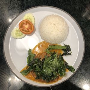 Great food and refreshing drinks - good prices. What else do you need. You need to enter the building, it is on the third floor (which is actually 5th).   at Baanying's Plant-Based Ying's Garden  in Bangkok