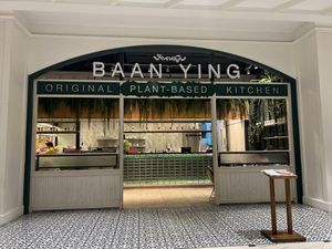 Outside of restaurant   at Baanying's Plant-Based Ying's Garden  in Bangkok