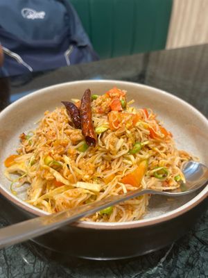Glass noodle saladd  at Baanying's Plant-Based Ying's Garden  in Bangkok