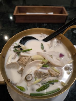 Sam kah was nothing special at Baanying's Plant-Based Ying's Garden  in Bangkok