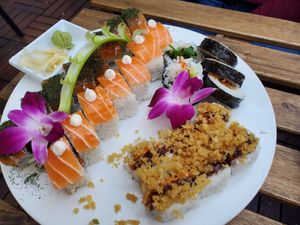 Multiple options for all vegan rolls. at The Sushi Samurai - Queen Anne in Seattle