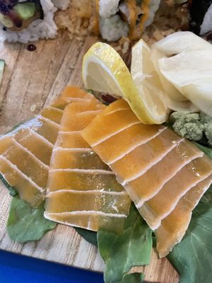 Salmon sashimi  at The Sushi Samurai - Queen Anne in Seattle