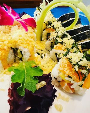 Crunch salmon & Pacific Northwest   at The Sushi Samurai - Queen Anne in Seattle