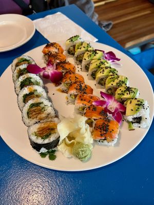 Beautiful and delicious! We love Sushi Samurai! at The Sushi Samurai - Queen Anne in Seattle