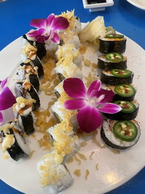 Left to right: Orion, Bliss, Ring of Fire  at The Sushi Samurai - Queen Anne in Seattle