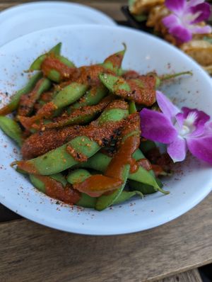 Spicy edemonane at The Sushi Samurai - Queen Anne in Seattle