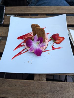 Strawberry cheesecake at The Sushi Samurai - Queen Anne in Seattle