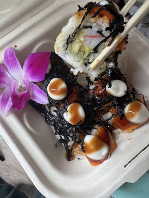 Tiger Roll  at The Sushi Samurai - Queen Anne in Seattle