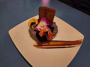 Ube cheesecake at The Sushi Samurai - Queen Anne in Seattle