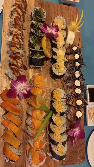 Charchooie with sushi   at The Sushi Samurai - Queen Anne in Seattle