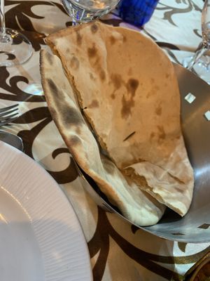 Tandoori roti  at Indian Zaffran in Lanzarote