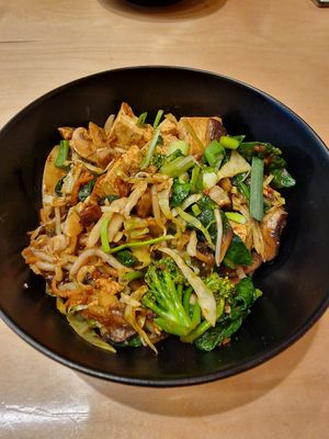 Create your own bowl . Vegan at Wok to Walk in Sofia