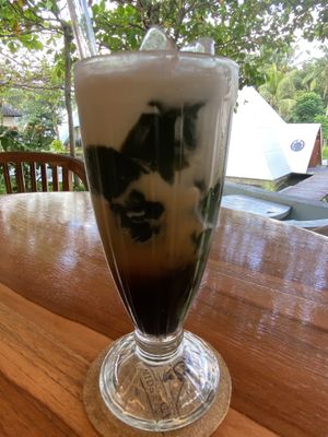 Daluman drink.  Healthy and delicious!  at Pyramids of Chi Cafe in Gianyar