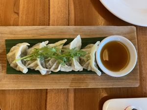 Gyoza!  at Pyramids of Chi Cafe in Gianyar