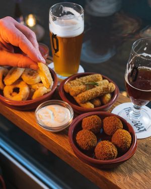 And here a view of our finger food, which range from meat, veggie and vegan-friendly. at The Baby Goat House in Hamburg
