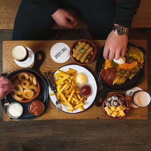 What a spread! Dive in! at The Baby Goat House in Hamburg