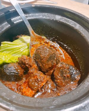 Nonya buah keluak cuisine  at VeganBliss 蔬福 in Central Singapore