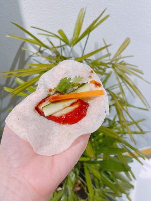 Peking crispy duck  at VeganBliss 蔬福 in Central Singapore