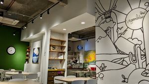 Interior at VeganBliss 蔬福 in Central Singapore