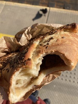 Pastry with eggplant  at Piekarnia Gruzinska Ketili Puri in Gdansk