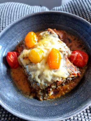 Lasagne pesto at Plan B 24/7 in Zedelgem