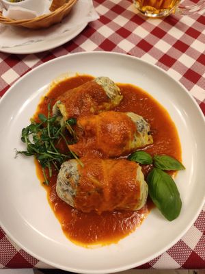 Lentil Cabbage Roll at Casa Italia in Slupsk