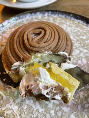 maron #Veganuary at Zoi Café in Lyon