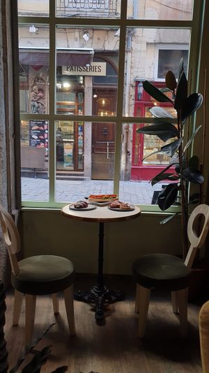 Nice interior at Zoi Café in Lyon