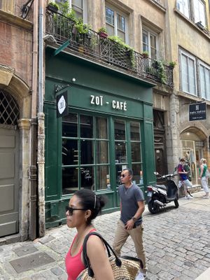 Sadly still closed when we visited on Sunday 14th July    at Zoi Café in Lyon